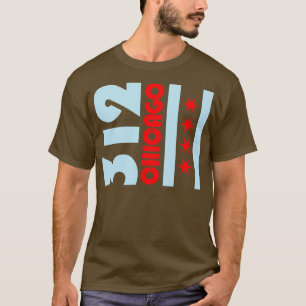 Camiseta 312 Chicago Flag Illinois Chi Town