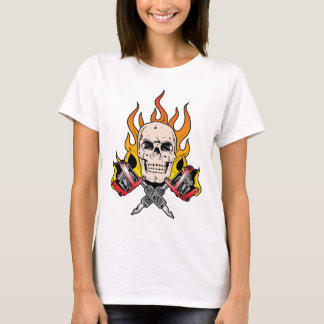 Camiseta 318 Tatuagem do crânio