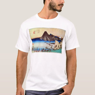Camiseta 31. 舞 坂 宿, 広 Maisaka-juku, Hiroshige, Ukiyo-e