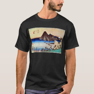 Camiseta 31. 舞 坂 宿, 広 Maisaka-juku, Hiroshige, Ukiyo-e