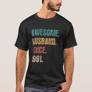 Camiseta 31 Aniversário De Casamento Para Ele Espetacular M