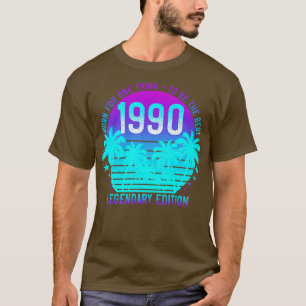 Camiseta 31 Anos De Idade 31.O Aniversário De 1990