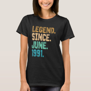 Camiseta 31 Anos De Legenda Desde Junho De 1991 31º Anivers