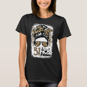 Camiseta 31 anos fabuloso, Arma Afro Leopard 31º