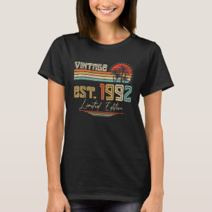 Camiseta 31 anos Vintage 1992 31º aniversário