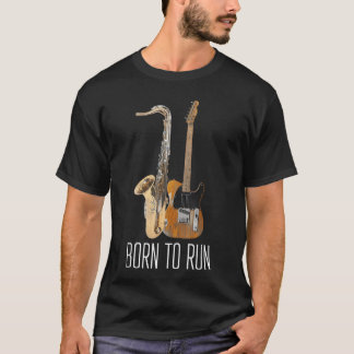 Camiseta 31 Born to Run Saophone Vintage Music Amp Guitar A