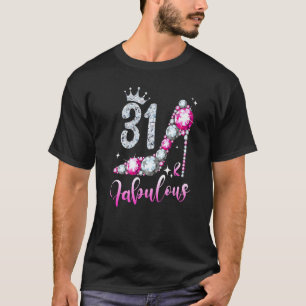 Camiseta 31 E Fabuloso 31º Aniversário, Calçados De Alto Cu