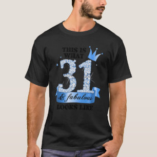 Camiseta 31 e fabuloso I Blue White Party Group Candid Phot