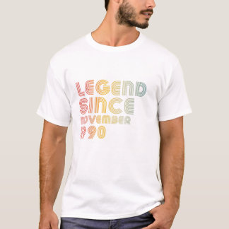 Camiseta 31 Homens De Aniversário Vintage Legend Desde 19 D