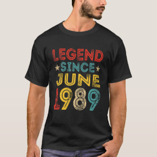 Camiseta 32ª Lenda De Aniversário Desde Junho De 1989, Sofr