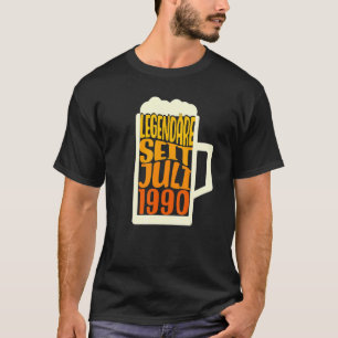 Camiseta 32º Aniversário Da Cerveja Legendária Desde Julho