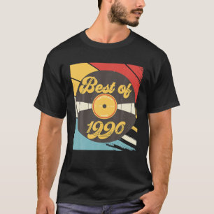Camiseta 32º Aniversário Gift Vinyl Record Vintage 1990