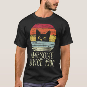 Camiseta 32º Aniversário Incrível Desde 1990 32 Anos