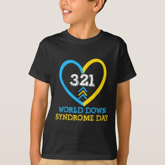 Camiseta 321 Dia Mundial da Síndrome de Down  (Frente)