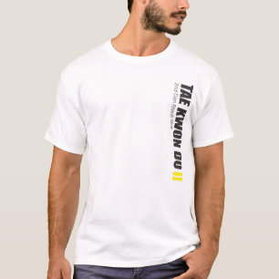 Camiseta 323-2 a ?a correia Tae Kwon de Dan Black faz a
