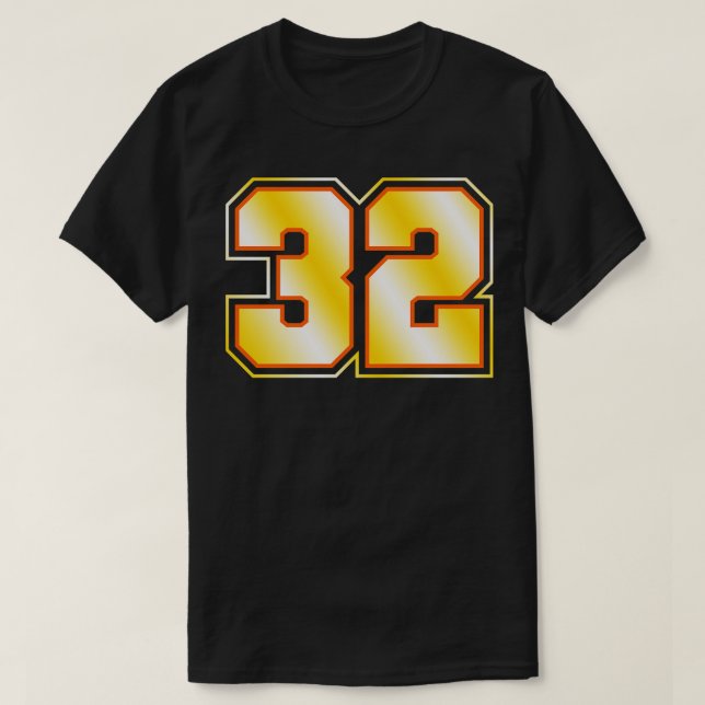 Camiseta 32 Esporte amarelo (Frente do Design)
