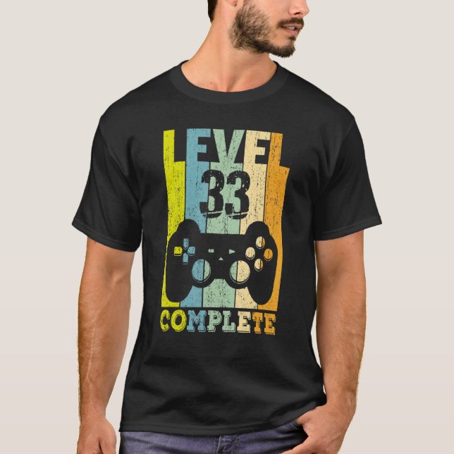 Camiseta 33º Aniversário Damas Mens 33 Anos 1989 Presente 4 (Frente)