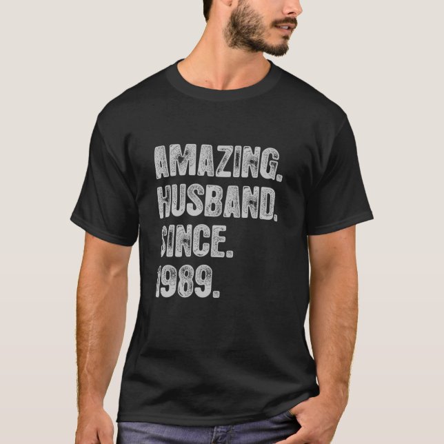 Camiseta 33º Aniversário De Casamento Para Ele Espantoso Ma (Frente)