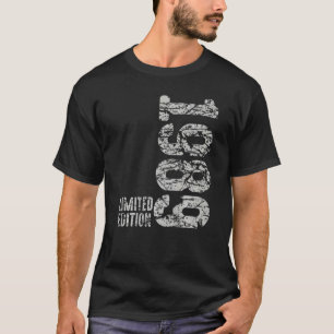 Camiseta 33º Aniversário Senhoras Deputadas Mens 33 Anos 19