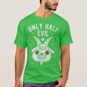 Camiseta 333, sou apenas meia mau - Dia de as Bruxas engraç