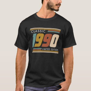 Camiseta 33 anos Clássico 1990 33º Aniversário