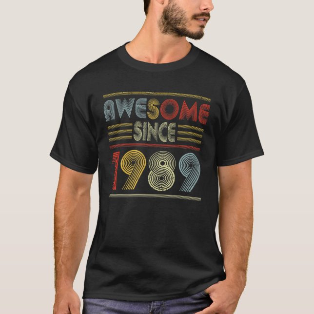 Camiseta 33 Anos De Idade, Presentes Impressionantes Desde  (Frente)