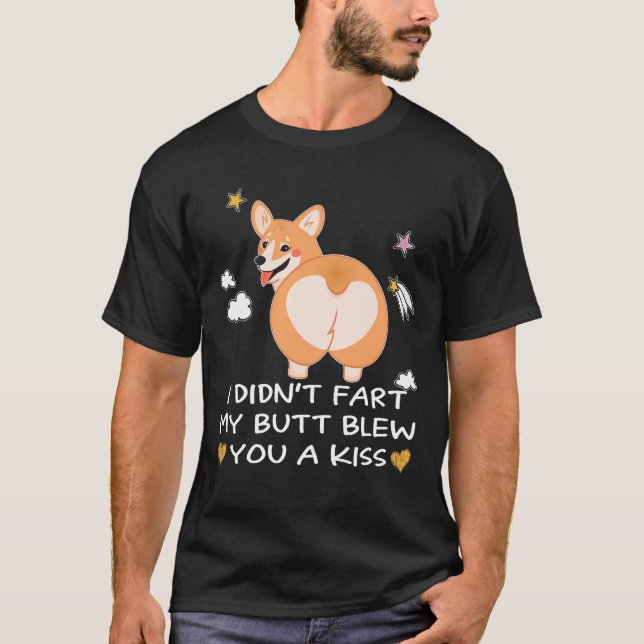Camiseta 33 Eu não dei um pontapé na minha Bumbum. (Frente)