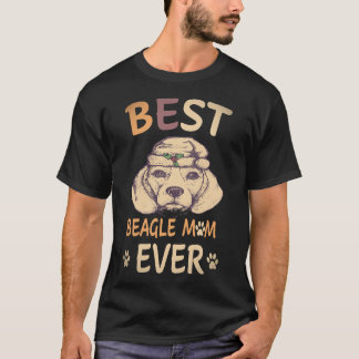 Camiseta 33 Melhor Mãe Beagle de Todos os Tempos Beagle