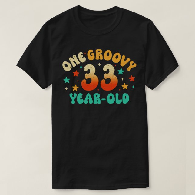 Camiseta 33.o aniversário (Frente do Design)