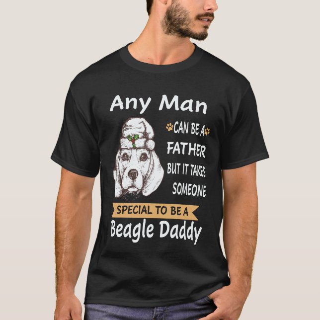 Camiseta 33 Qualquer Homem - Beagle Papai Beagle (Frente)