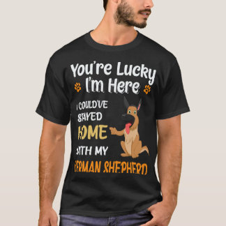Camiseta 33 Você teve sorte que estou aqui, eu poderia ter