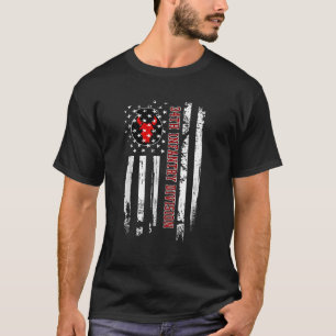 Camiseta 34ª Divisão de Infantaria Veteran USA Flag Veteran