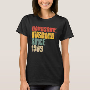 Camiseta 34º aniversário de casamento para o Him Bonito