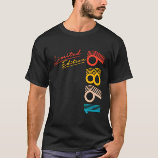 Camiseta 34º Bday 34 Anos 1989