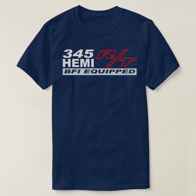 CAMISETA 345 HEMI RT BFI (Frente do Design)