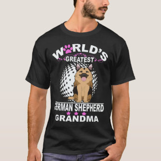 Camiseta 34 Avó Alemã Pastor Alemão Mais Incrível do Mundo