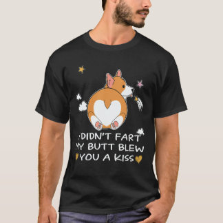 Camiseta 34 Eu Não Peidei Meu Cu Soprou Um Beijo Para Você