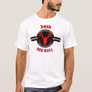 Camiseta 34o DIVISÃO de INFANTARIA" RED BULL "