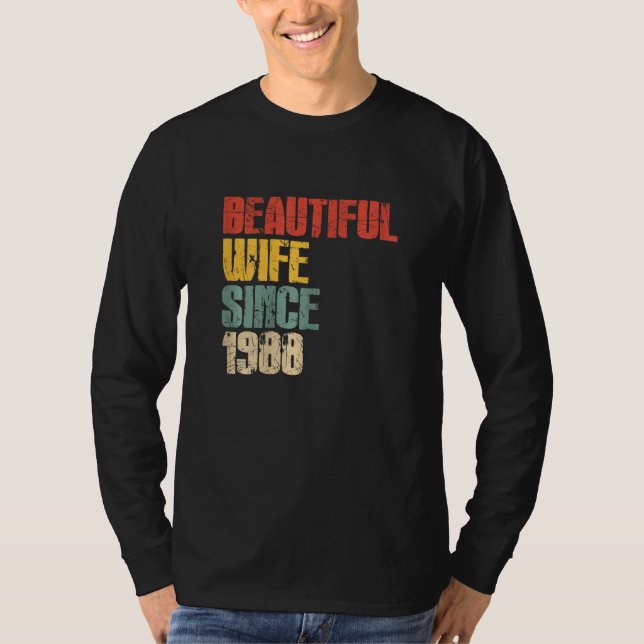 Camiseta 35ª Aniversário de Casamento das Mulheres para Seu (Frente)