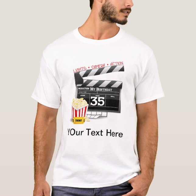 Camiseta 35ª Festa de Cinema de Hollywood de Aniversário (Frente)