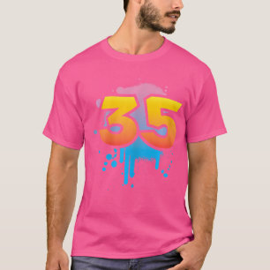 Camiseta 35º Aniversário Homens Presentes Mulheres Legal Sp