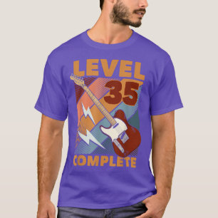 Camiseta 35º aniversário Nível 35 Completa E-Guitar
