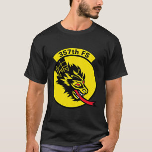 Camiseta 357.º Veterano Militar do Esquadrão de Combatente