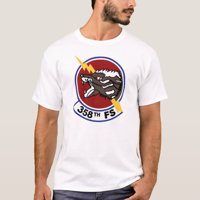 Camiseta 358th Esquadrão de combate (Frente)
