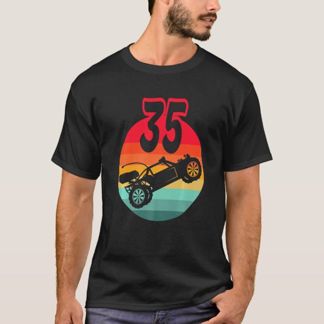 Camiseta 35.º Aniversário do I Racing Gaming I Remote Contr (Frente)