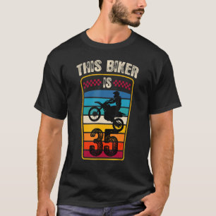 Camiseta 35 anos de idade Festa de aniversário 35.a família