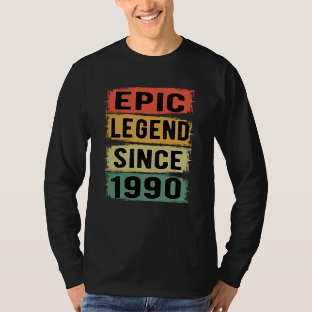 Camiseta 35 anos de idade Legenda Epic Bday 35 Presente de  (Frente)
