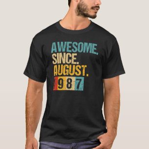Camiseta 35 anos é incrível desde agosto de 1987