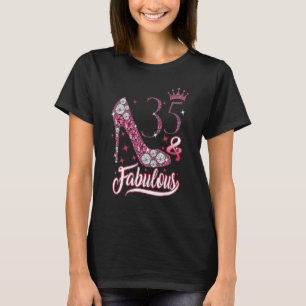 Camiseta 35 e Fabulosa Coroa de Diamante de Aniversário, 35