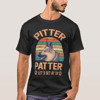 Camiseta 35 Pitter Patter Vamos Nessa Pastor Alemão